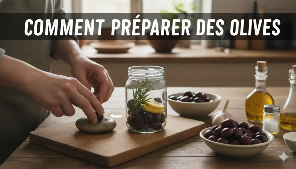comment preparer des olives