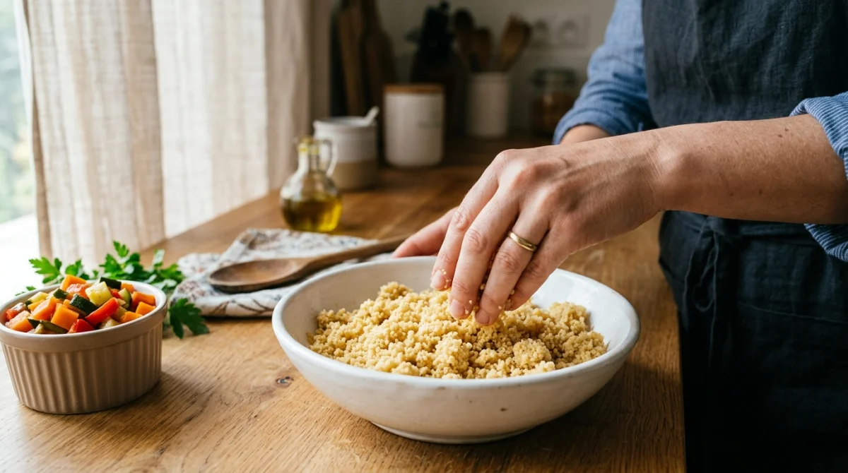 comment preparer la semoule de couscous