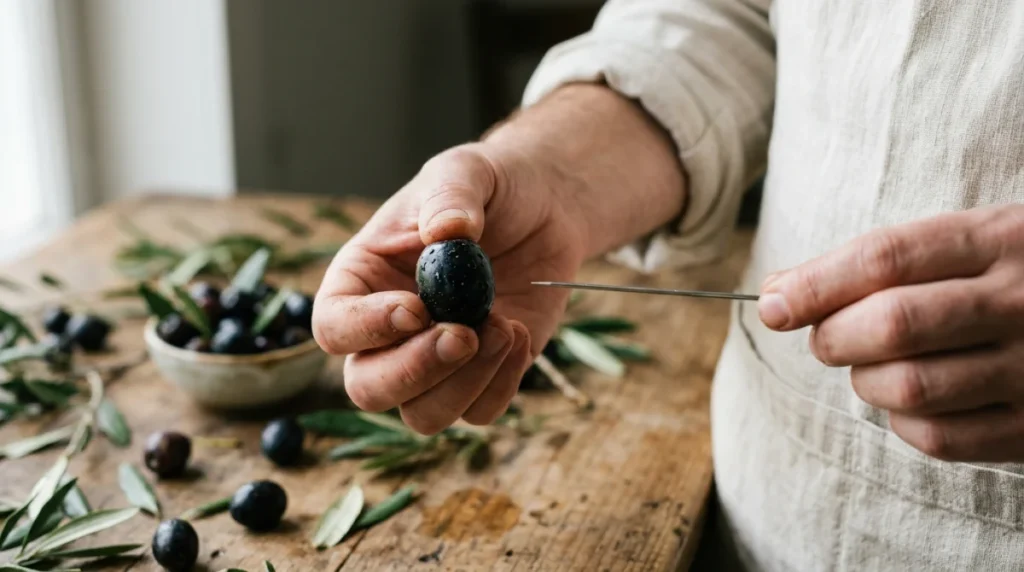 comment preparer des olives noires apres cueillette