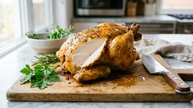 combien de temps cuisson poulet au four