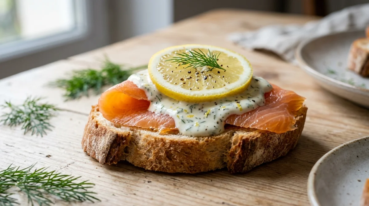 quelle sauce pour le saumon fumé froid