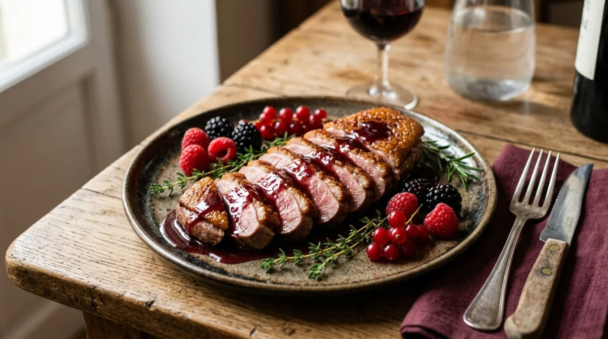 quelle sauce avec le magret de canard