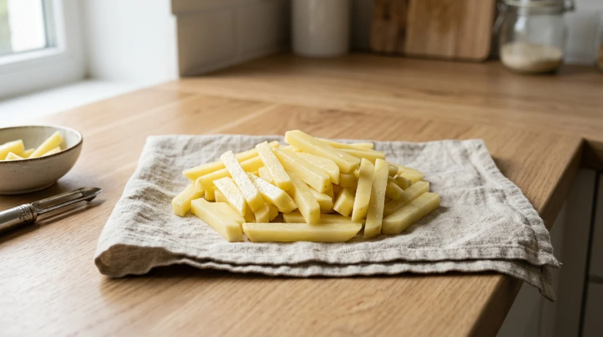 faut il laver les frites avant cuisson