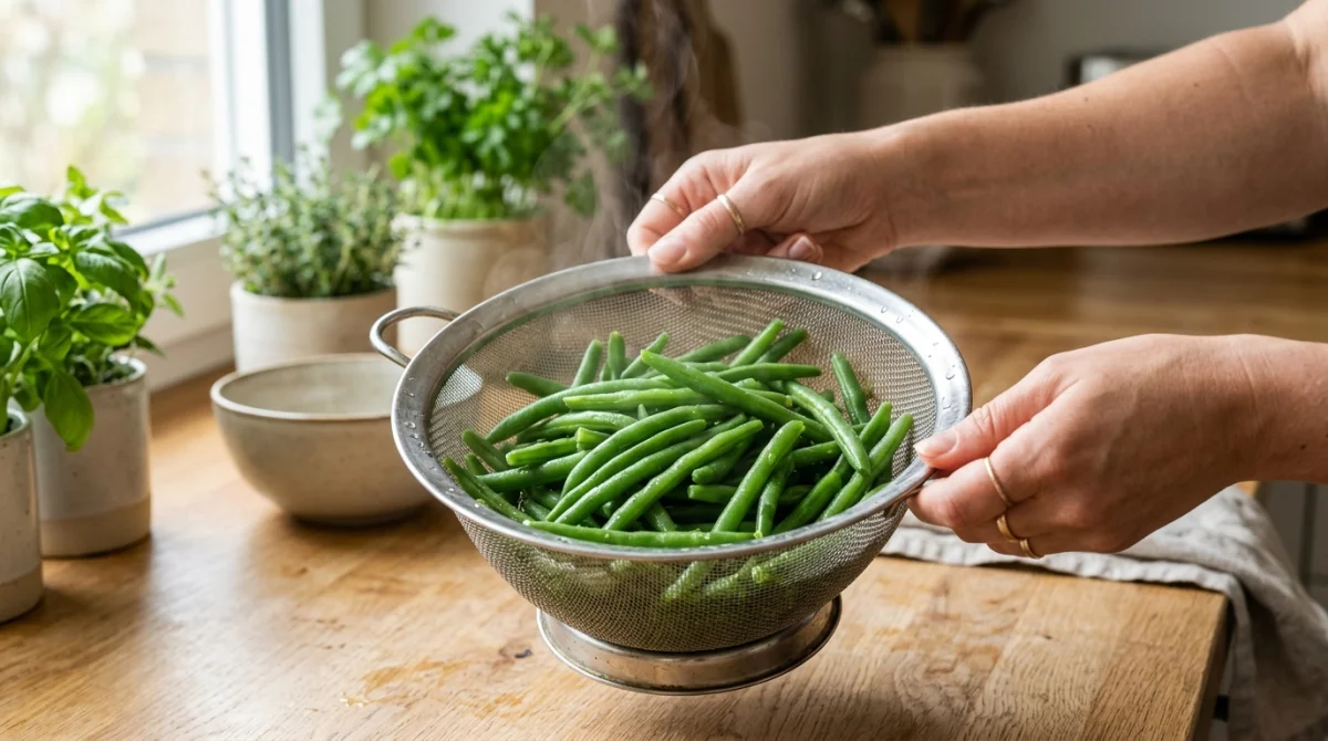 combien de temps de cuisson pour des haricots verts