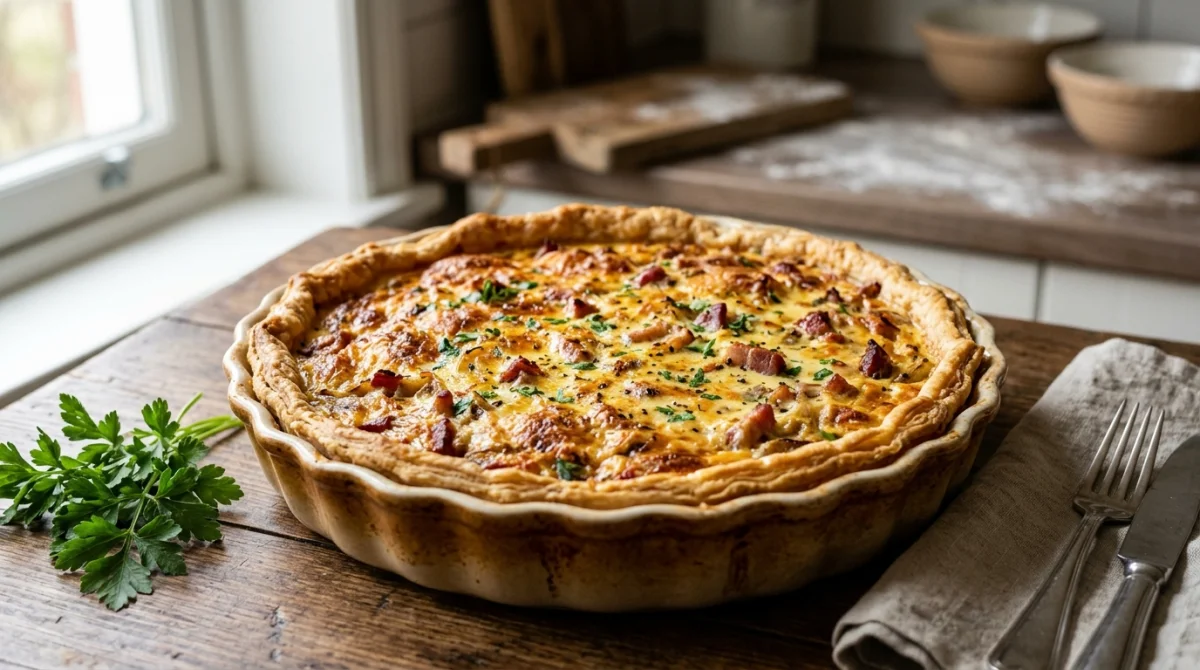combien de temps de cuisson pour une quiche lorraine