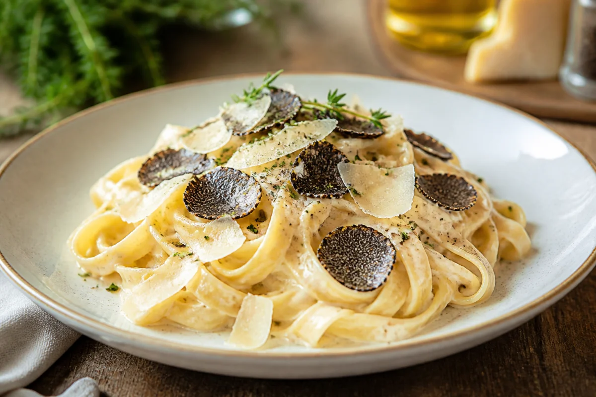 quelle sauce pour pâtes aux truffes