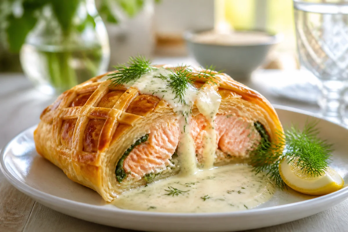quelle sauce pour accompagner un koulibiac de saumon