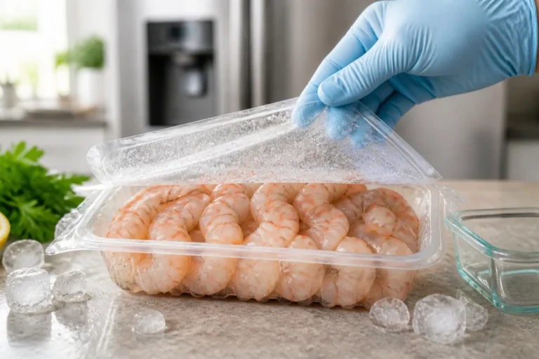 peut-on congeler des crevettes en barquette