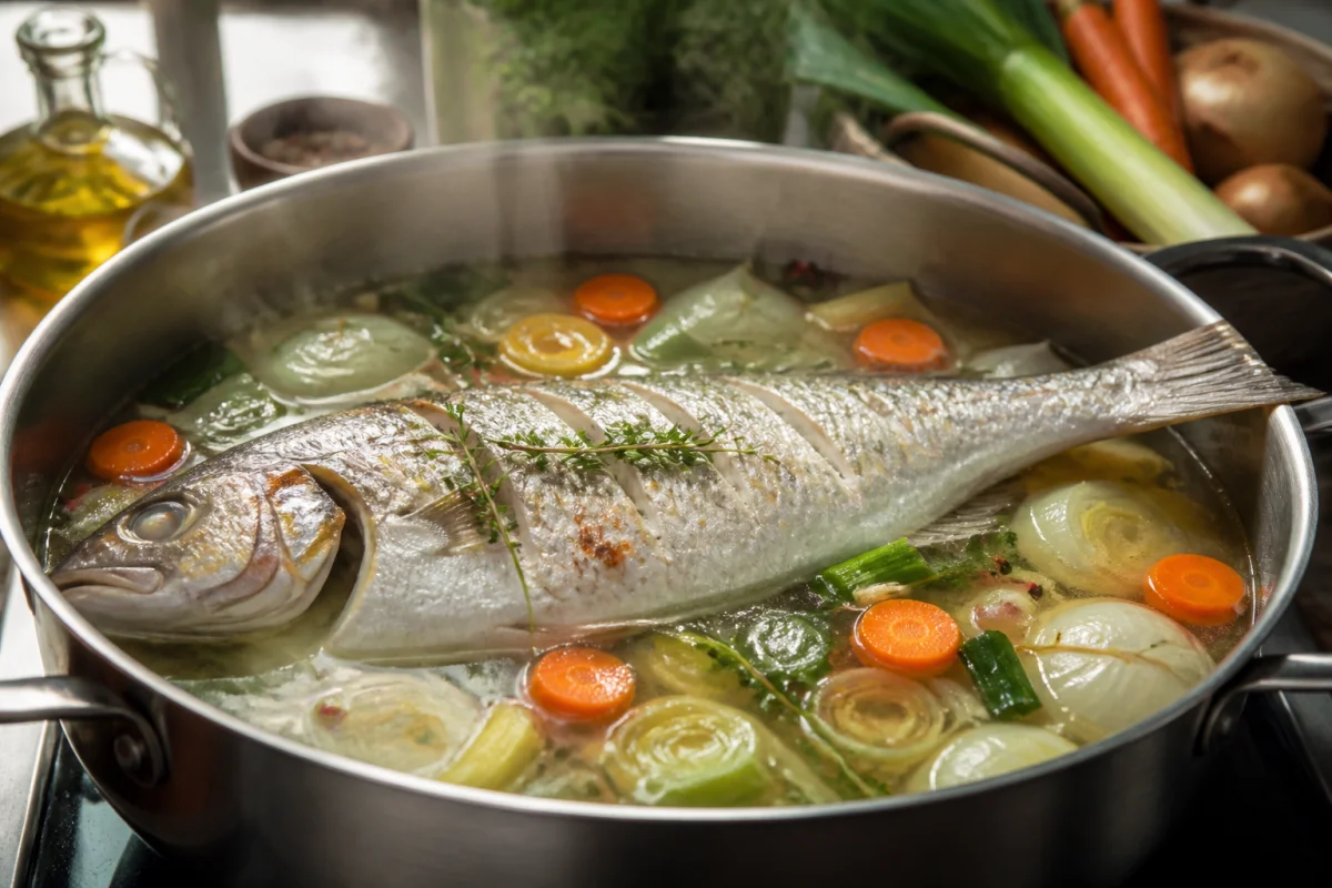 Combien de temps cuire un poisson au court-bouillon