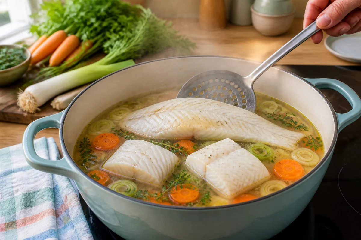 Combien de temps cuire un poisson au court-bouillon