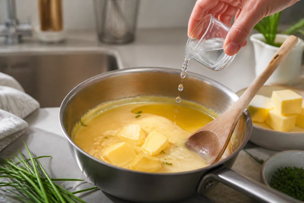 Comment épaissir une sauce au beurre blanc