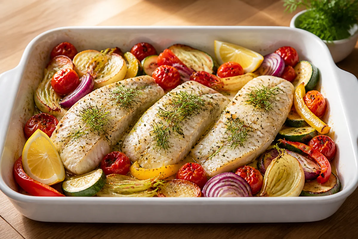 Recette de poisson blanc au four facile et savoureuse