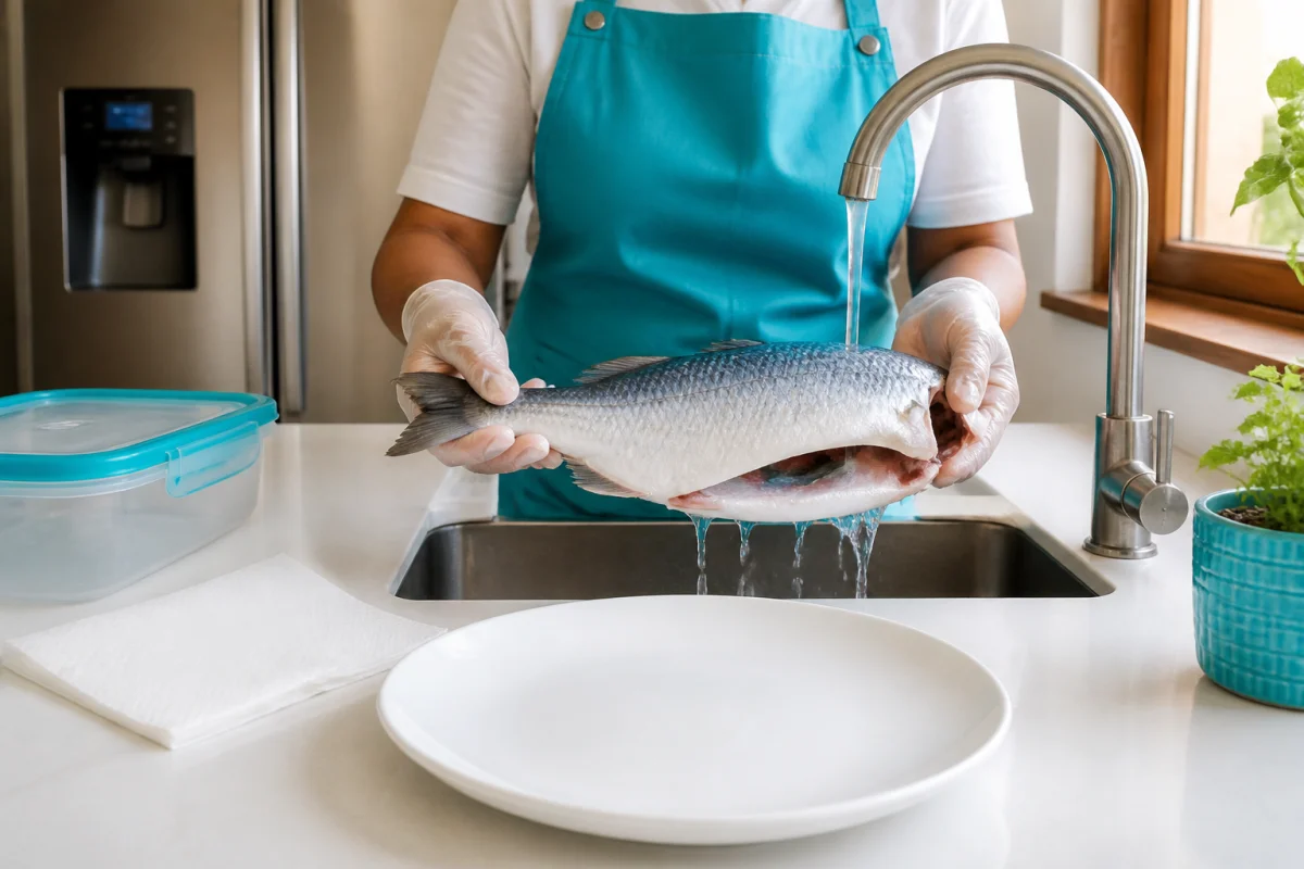 Doit-on laver le poisson avant la cuisson