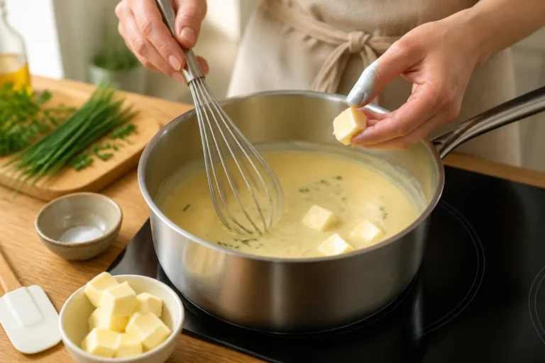 Comment faire une sauce au beurre blanc sans vin