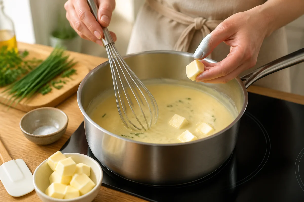 Comment faire une sauce au beurre blanc sans vin