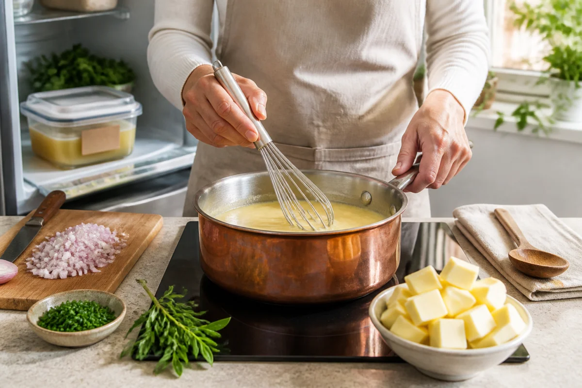 Comment faire une sauce au beurre blanc sans vin